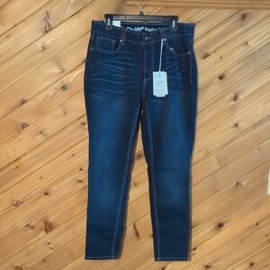 The Magic Waistband skinny jeans in dark indigo